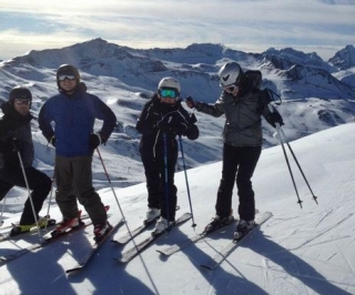 En las pistas mas altas